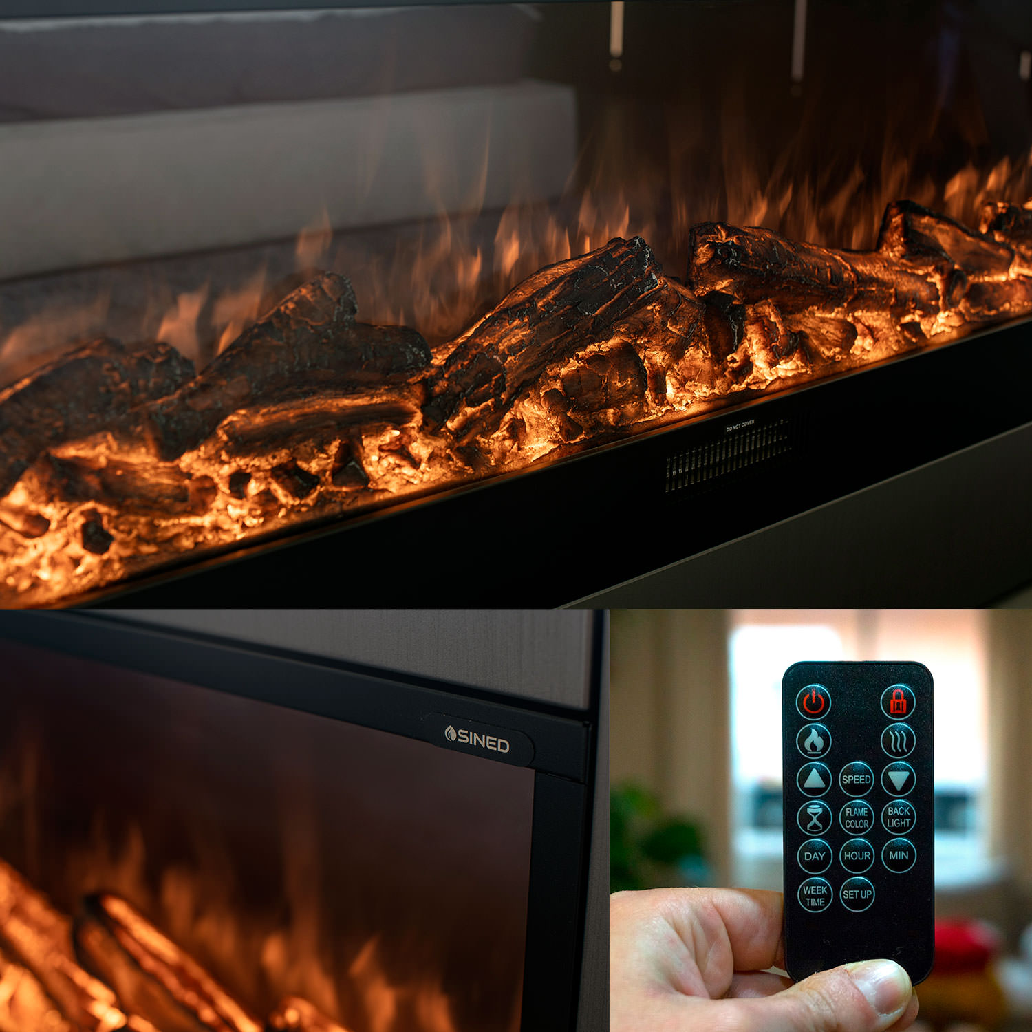 CAMINETTO-ETNA-300-4 - SINED | Docce in piscina | Lettini da giardino | Caminetti elettrici! Infrarossi