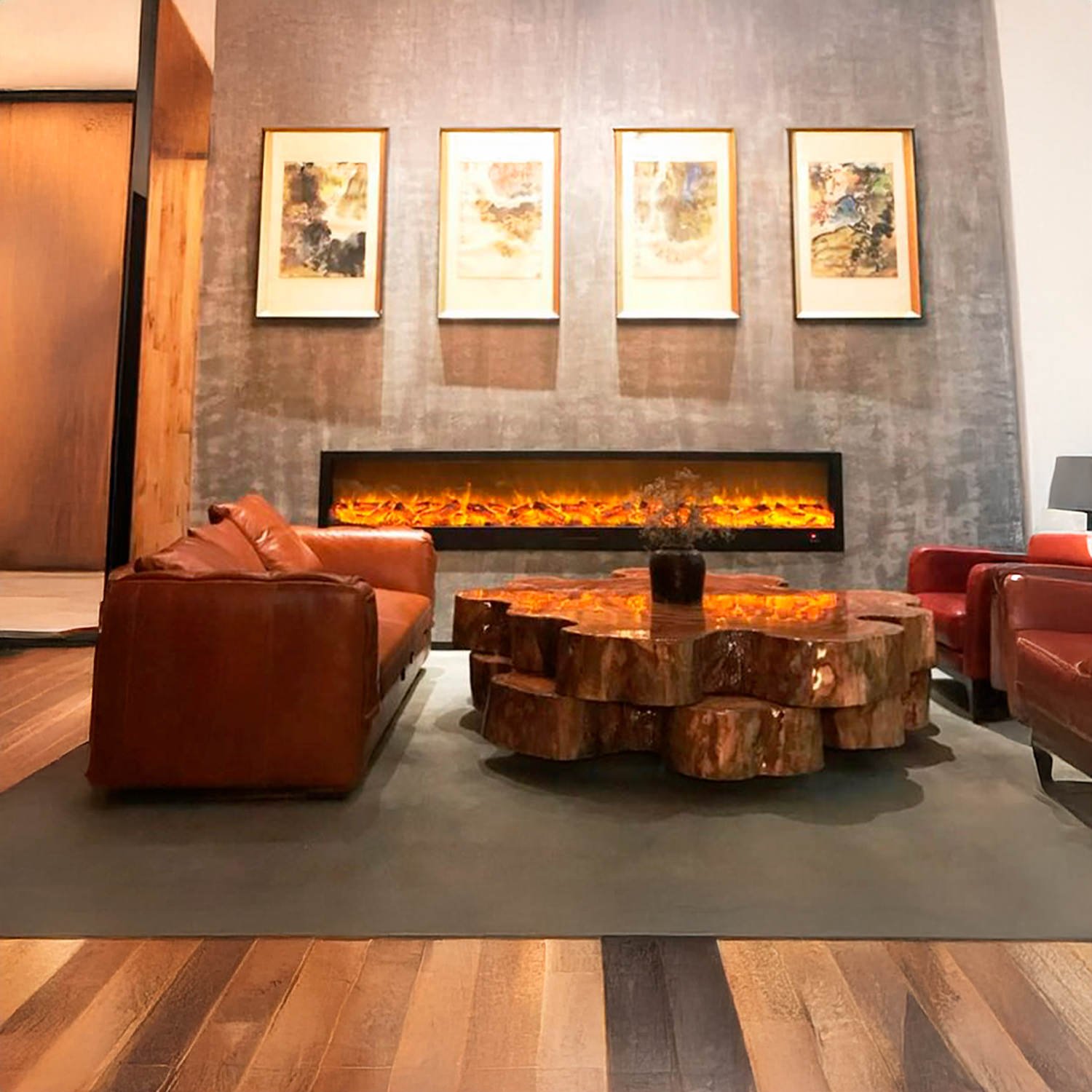 CAMINETTO-ETNA-300-7 - SINED | Docce in piscina | Lettini da giardino | Caminetti elettrici! Infrarossi