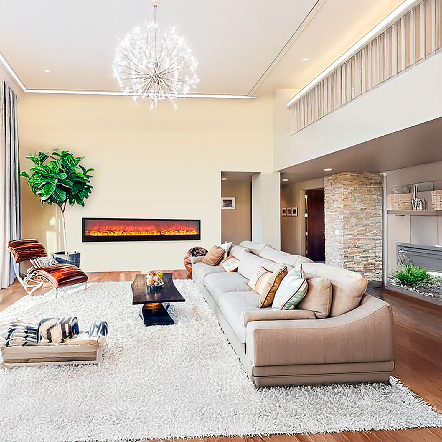 CAMINETTO-ETNA-300-8 - SINED | Docce in piscina | Lettini da giardino | Caminetti elettrici! Infrarossi