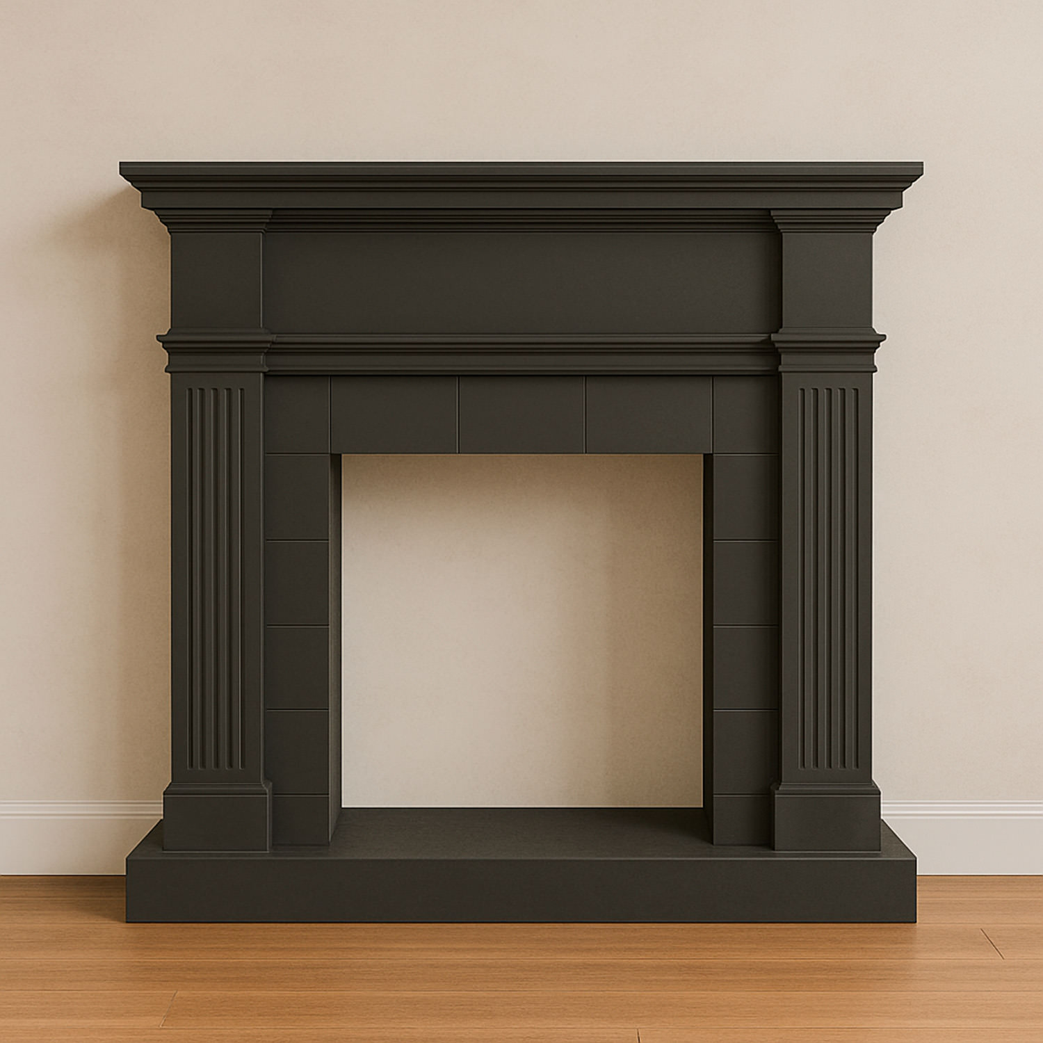 CORNICE-CAMINO-CALDERA-GRIGIO - immagine 4