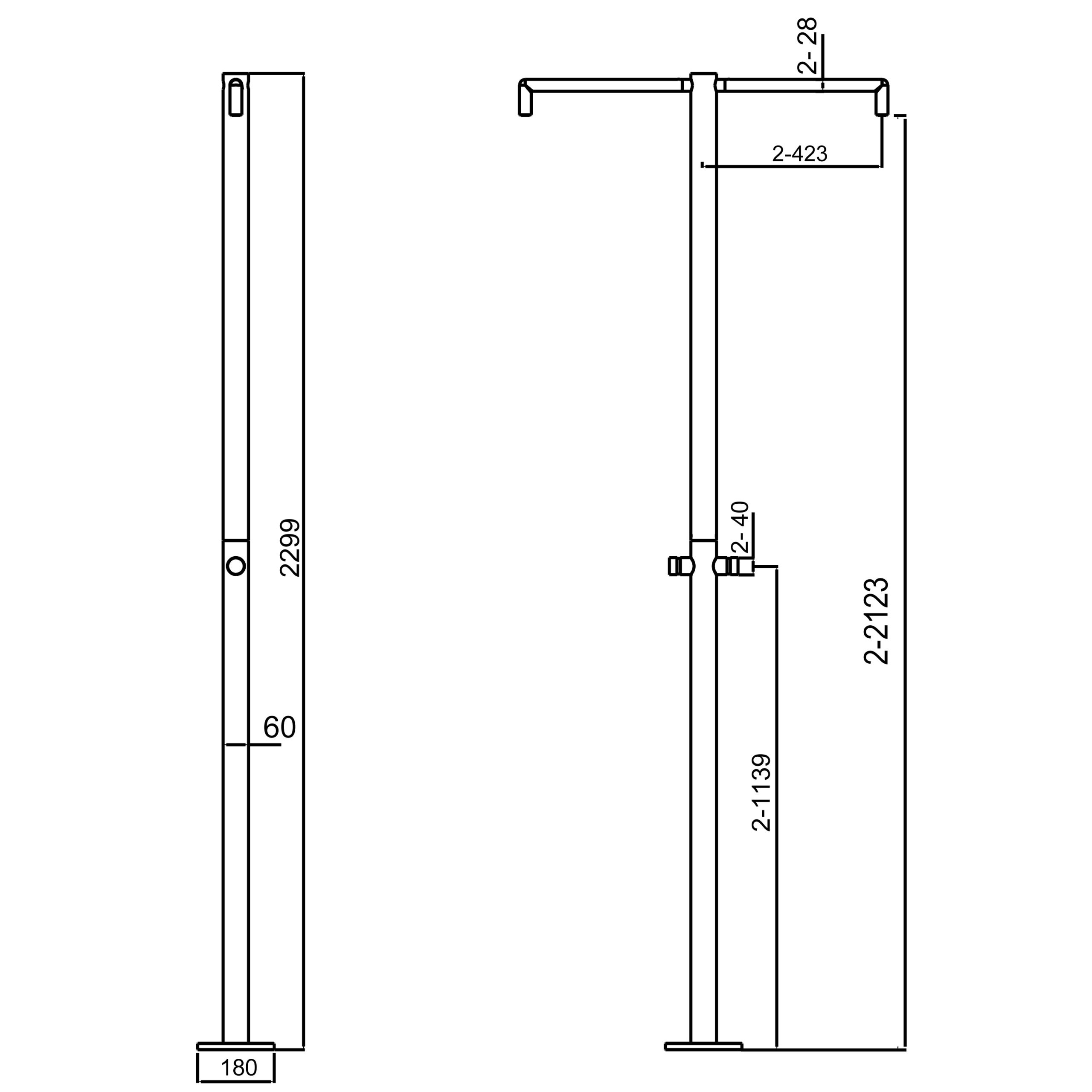 DOCCIA-INOX-BICEFALO - immagine 8