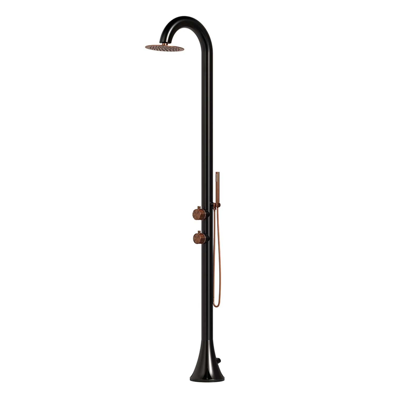 DOCCIA-LUNA-DUO-NERA-OROROSA - SINED | Docce in piscina | Lettini da giardino | Caminetti elettrici! Infrarossi