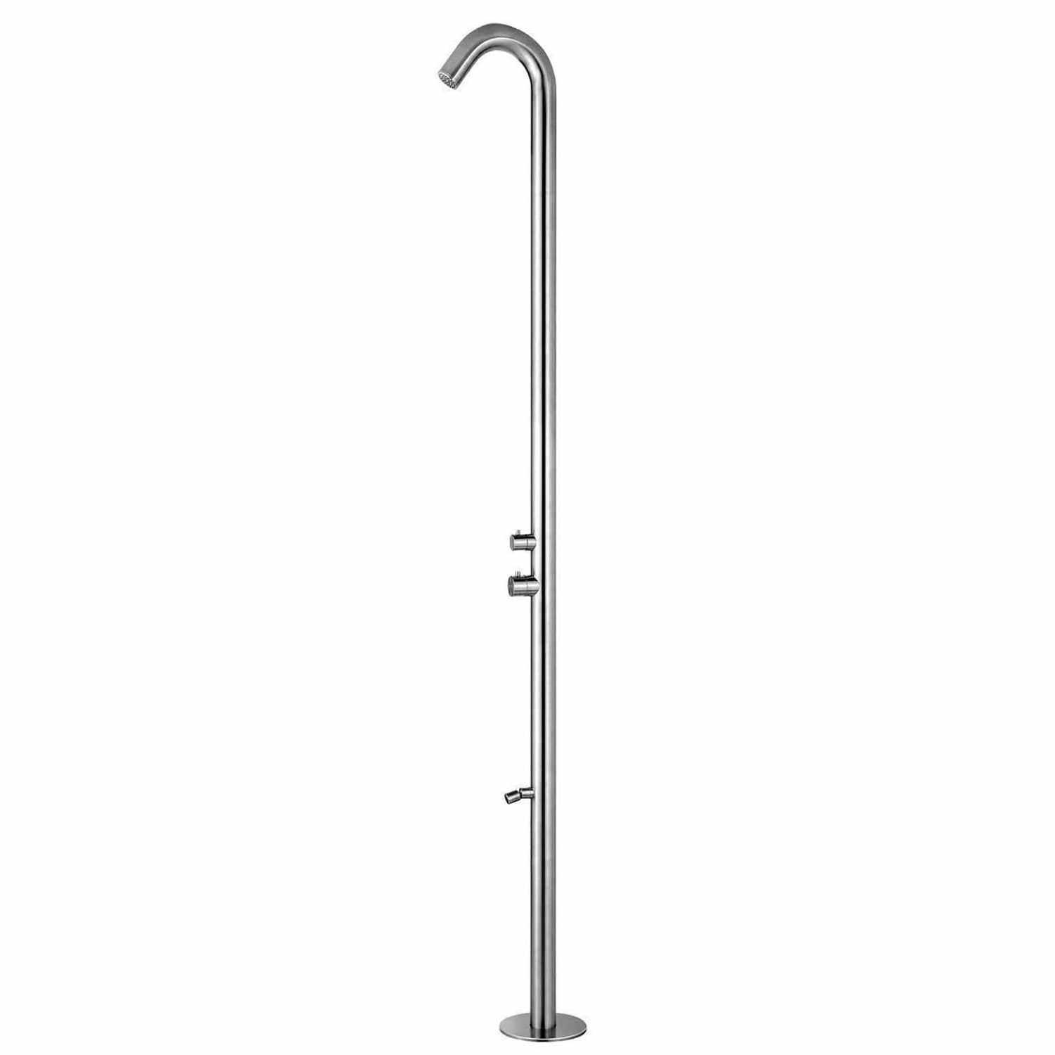 DOCCIA-QUARTU-INOX - SINED | Docce in piscina | Lettini da giardino | Caminetti elettrici! Infrarossi