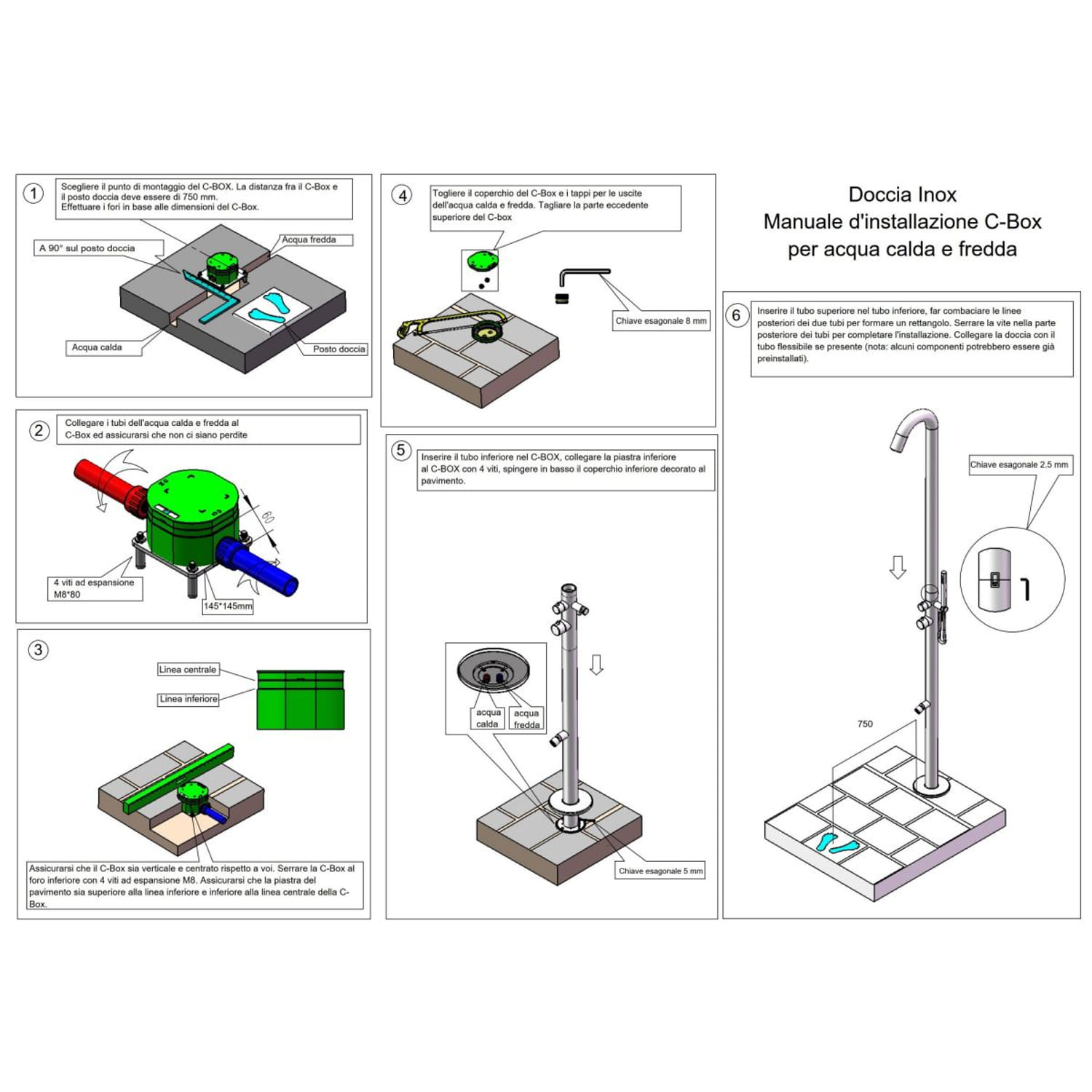 DOCCIA-QUARTU-INOX-9 - SINED | Docce in piscina | Lettini da giardino | Caminetti elettrici! Infrarossi