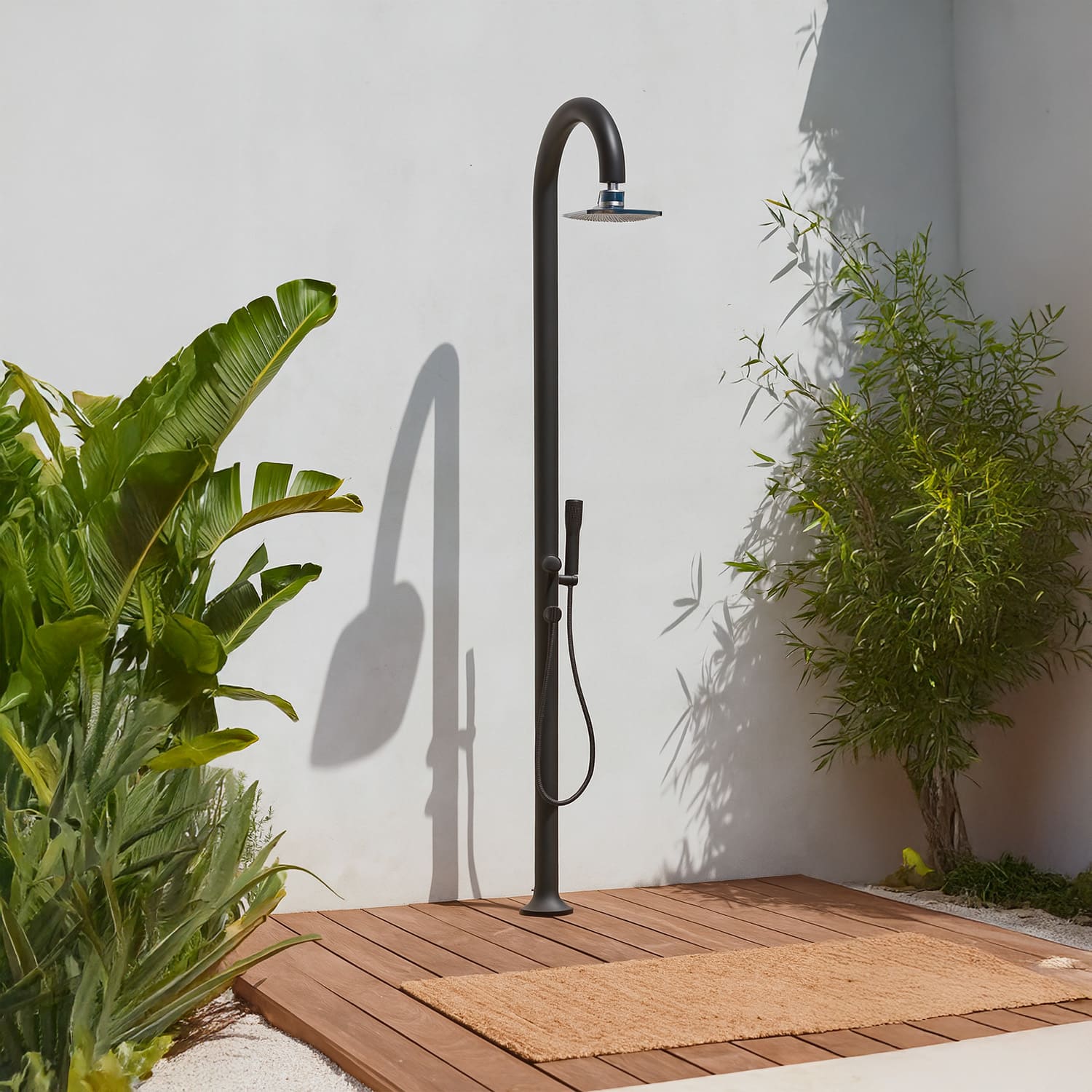 Duchas-de-aluminio-de-piscina-1jpg - SINED | Docce in piscina | Lettini da giardino | Caminetti elettrici! Infrarossi