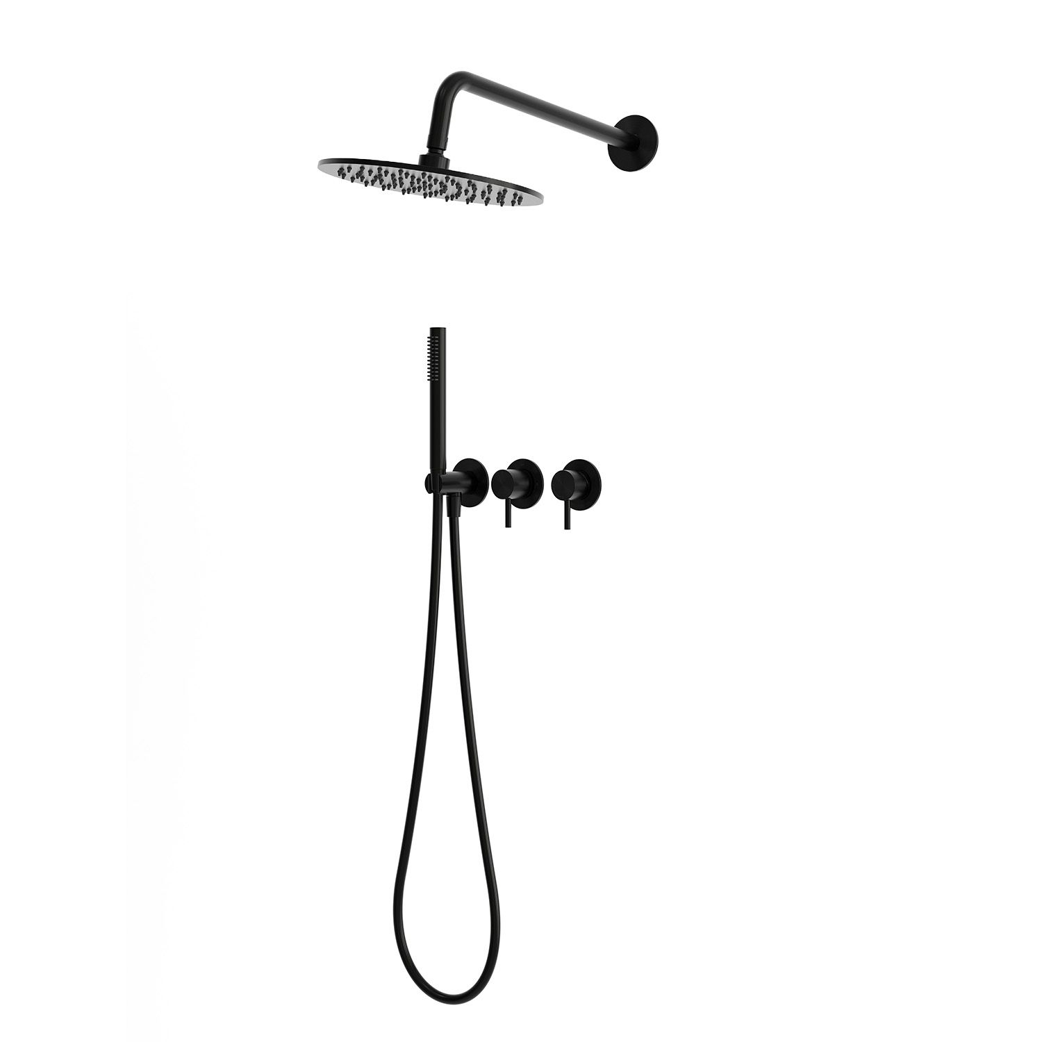 KIT-DOCCIA-PARETE-25-NERA KIT-DOCCIA-PARETE-25-NERA - immagine 2