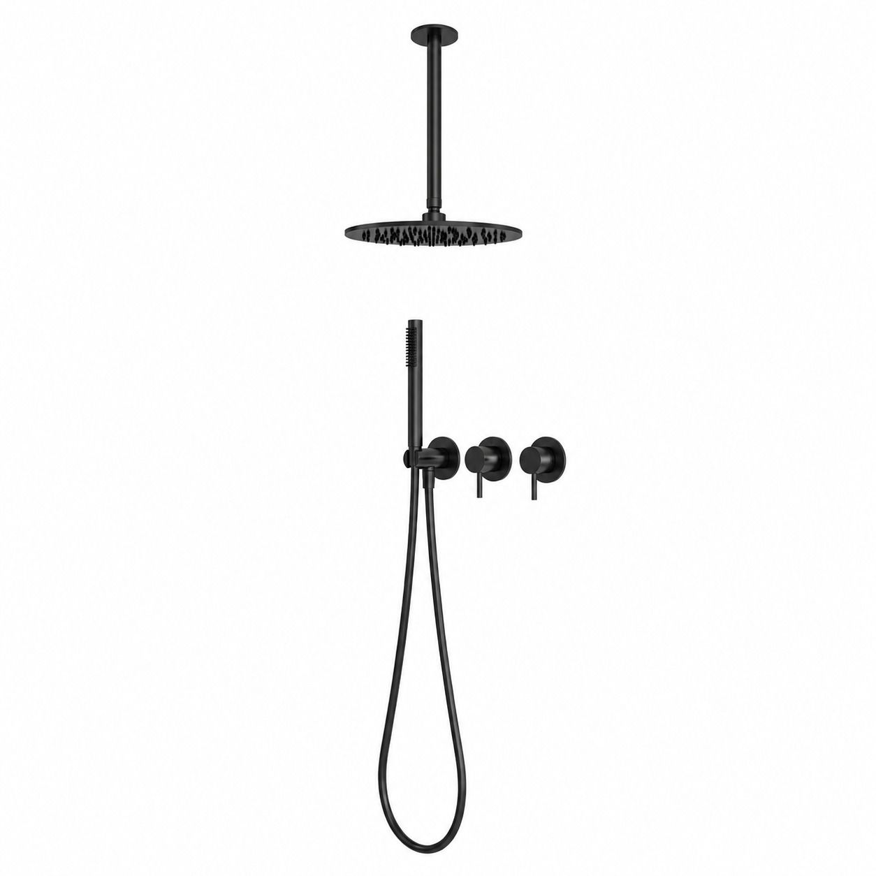 KIT-DOCCIA-SOFFITTO-ACQUA-FREDDA-LUNGO-25-NERO KIT-DOCCIA-SOFFITTO-ACQUA-FREDDA-LUNGO-25-NERO - immagine 2