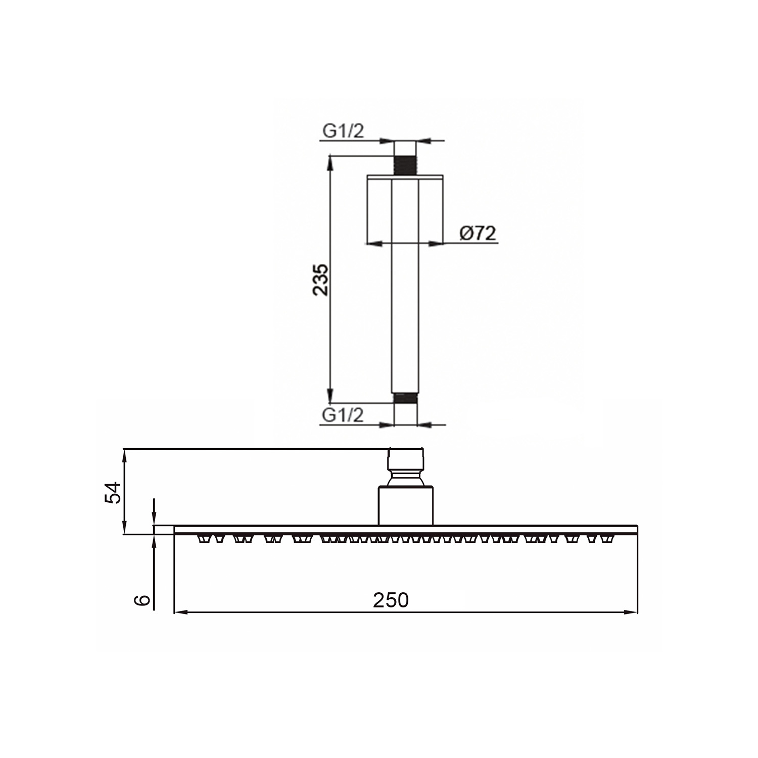 KIT-SOFFITTO-SOFFIONE-LEVANTE-LUNGO-25-INOX - immagine 3