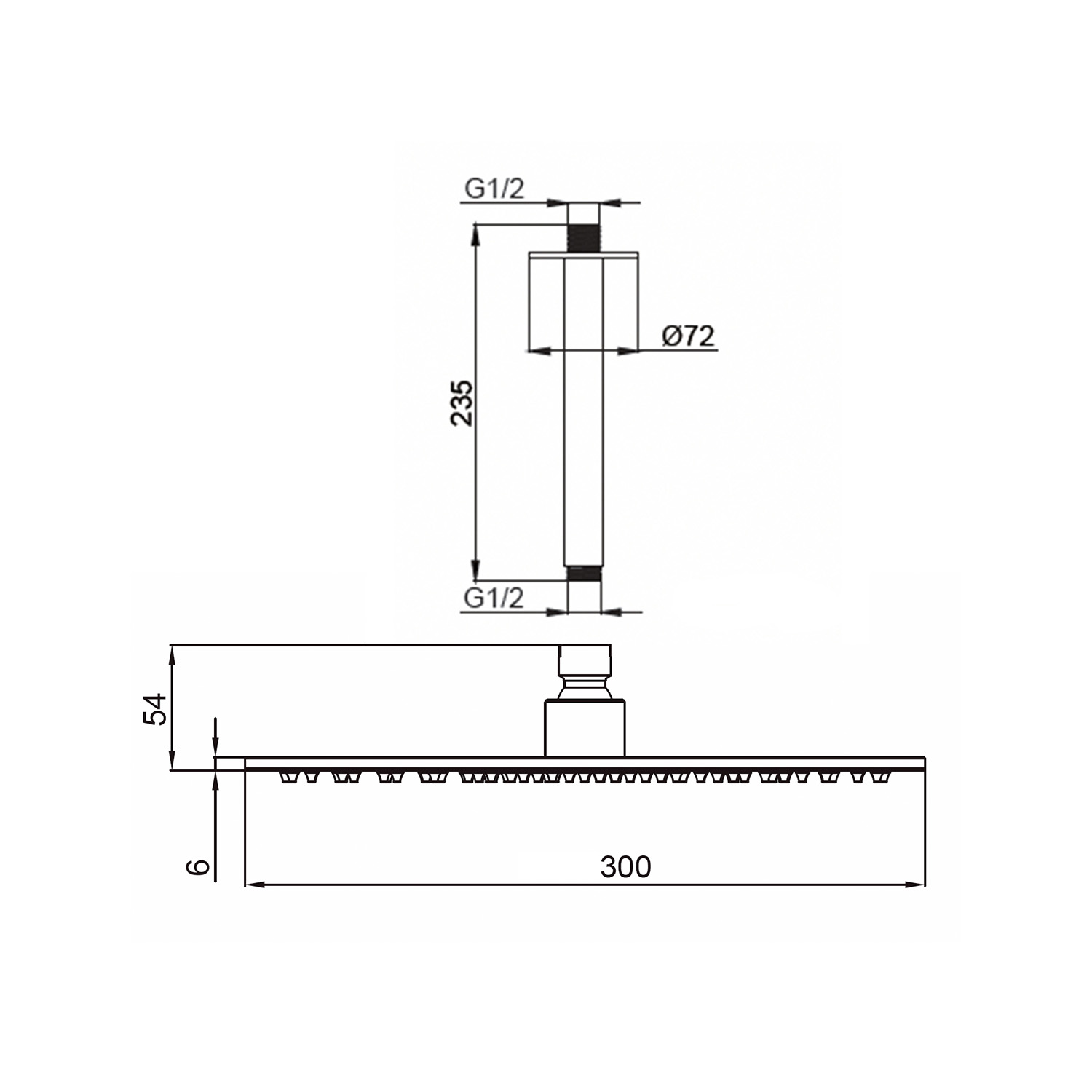 KIT-SOFFITTO-SOFFIONE-LEVANTE-LUNGO-30-INOX - immagine 3