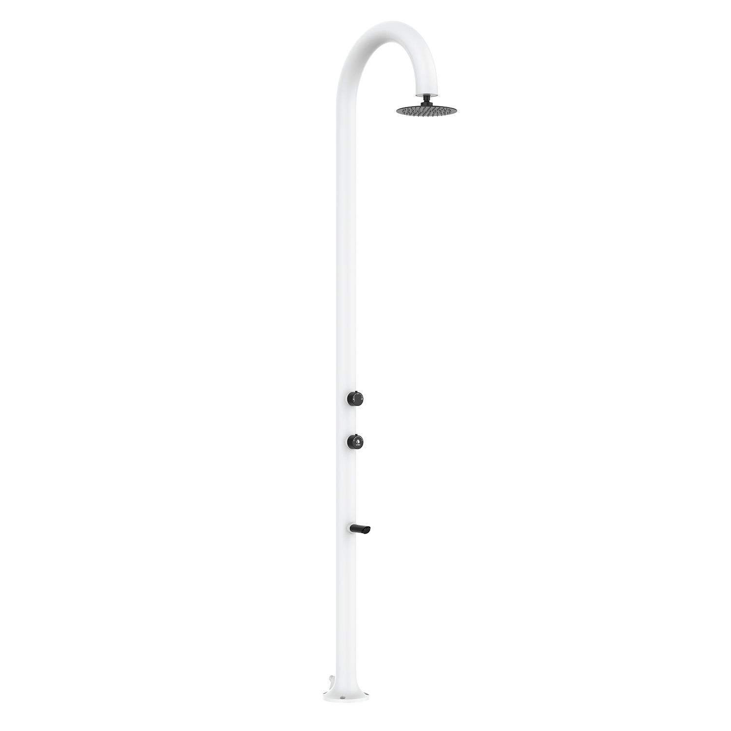 LUNA-ALU-BIANCA - SINED | Docce in piscina | Lettini da giardino | Caminetti elettrici! Infrarossi