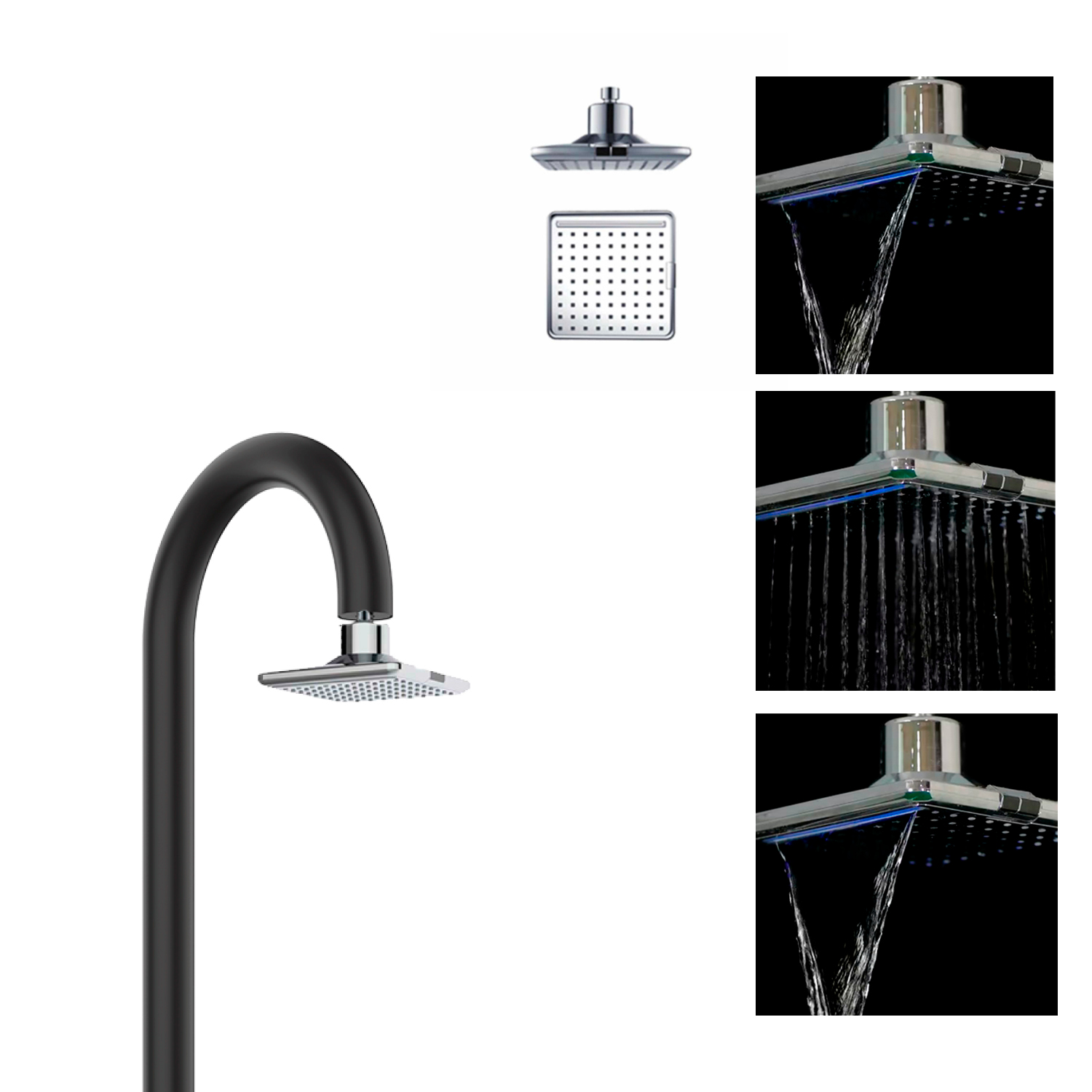 LUNA-ALU-NERA-LED-4 - SINED | Docce in piscina | Lettini da giardino | Caminetti elettrici! Infrarossi