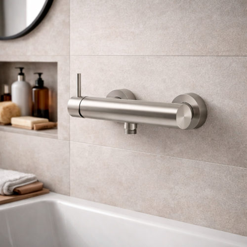 MISCELATORE-MURO-DOCCIA-LEVANTE-INOX