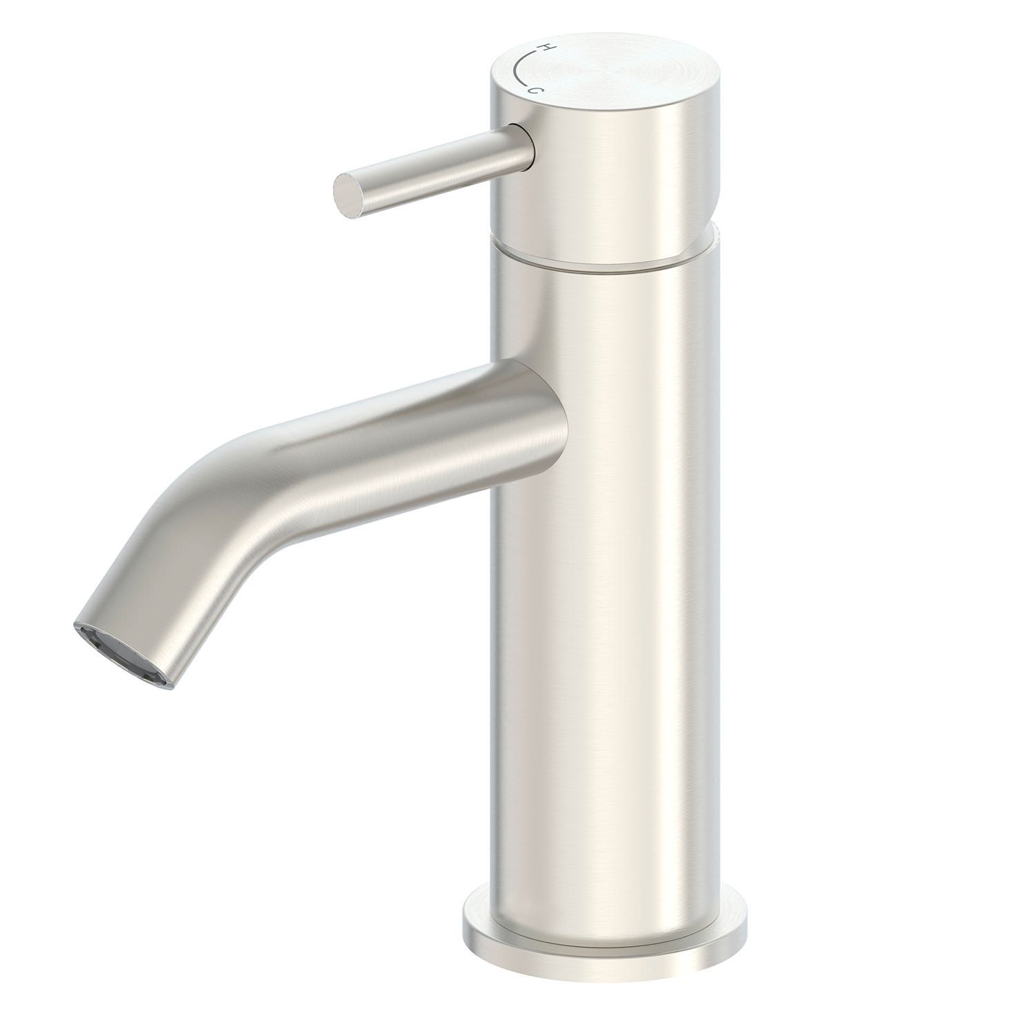 RUBINETTO-LAVABO-LEVANTE-BASSO-INOX - immagine 2
