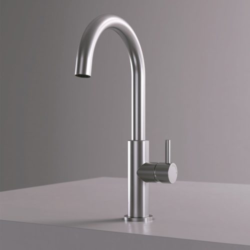 RUBINETTO-LAVELLO-LEVANTE-ALTO-INOX