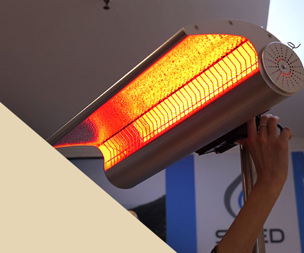 Riscaldatori Infrarossi Palpebra Riflettente