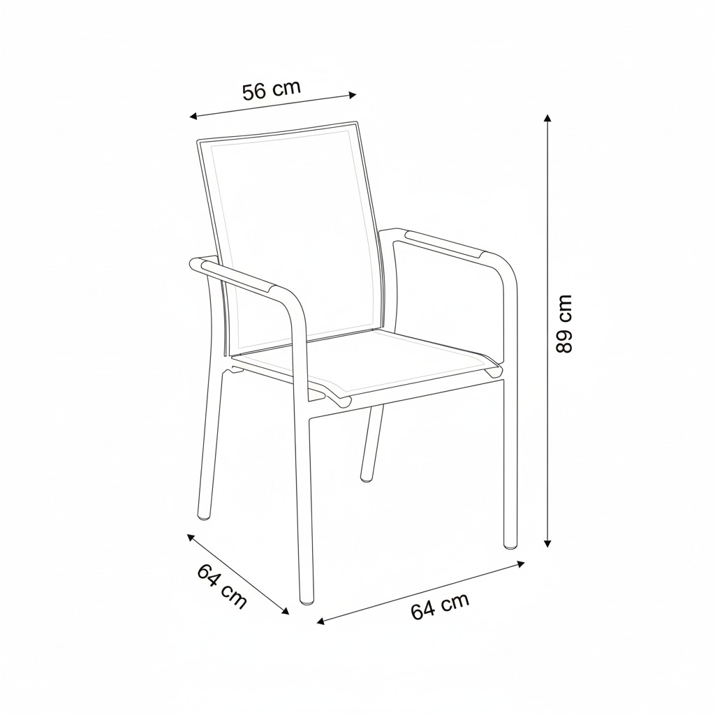 SEDIA-GIARDINO-CHIERI-ANTRACITE - immagine 4